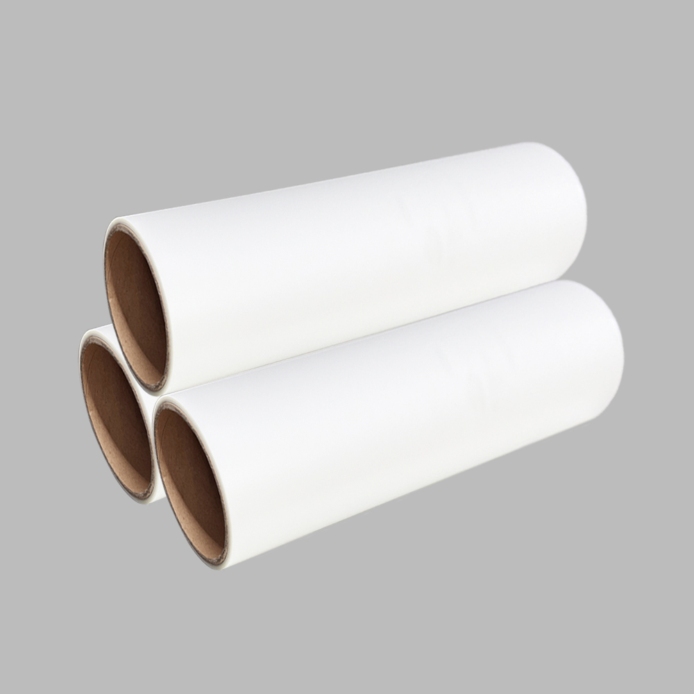 Custom Wholesale Dtf Ink Pet Film Roll Instant Peel Hot Peel 30*100cm 60*100cm Double Side Matte Dtf Film for Transfer Printing